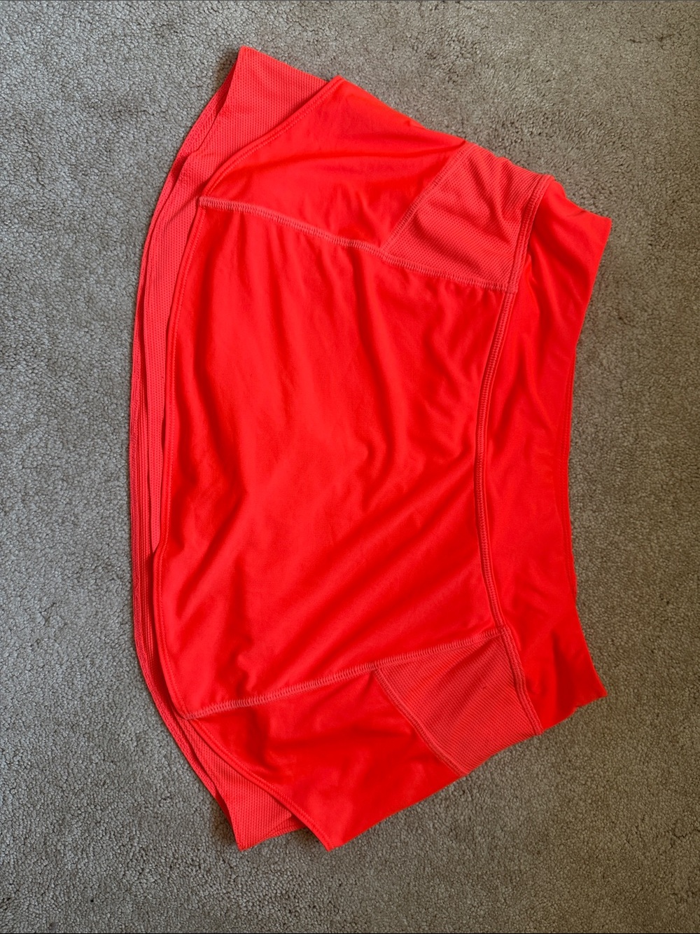 Bright Orange/Red Athletic Skort
